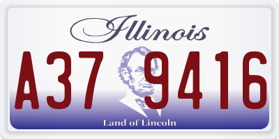 IL license plate A379416