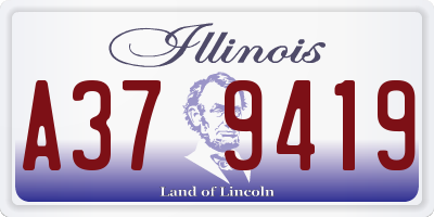 IL license plate A379419