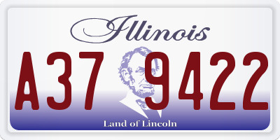 IL license plate A379422