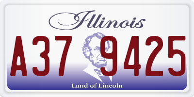 IL license plate A379425
