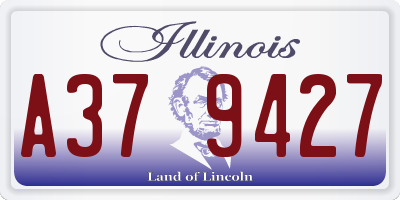 IL license plate A379427