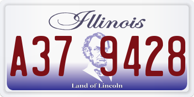 IL license plate A379428