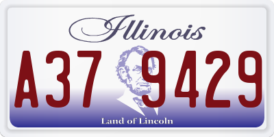 IL license plate A379429