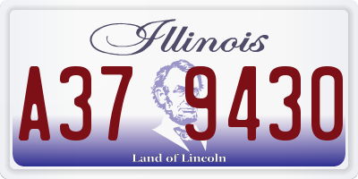 IL license plate A379430