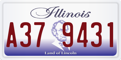 IL license plate A379431