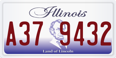 IL license plate A379432