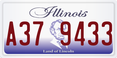 IL license plate A379433