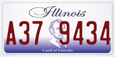 IL license plate A379434