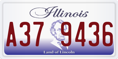 IL license plate A379436