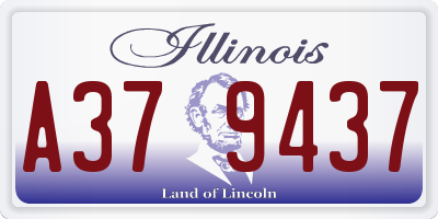 IL license plate A379437