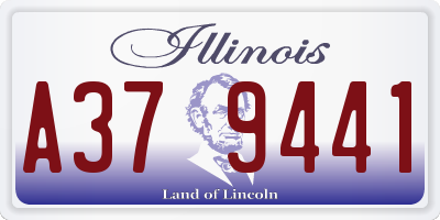 IL license plate A379441
