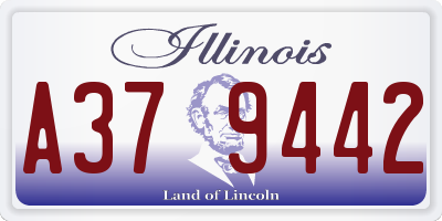 IL license plate A379442