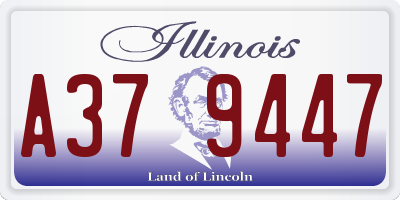 IL license plate A379447