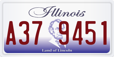 IL license plate A379451