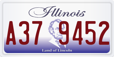 IL license plate A379452