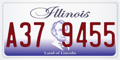 IL license plate A379455