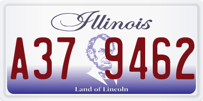 IL license plate A379462