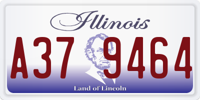 IL license plate A379464