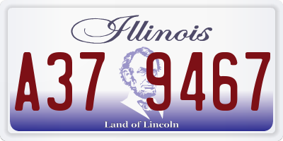 IL license plate A379467