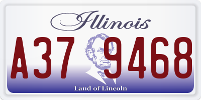 IL license plate A379468