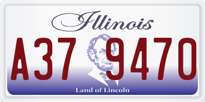 IL license plate A379470