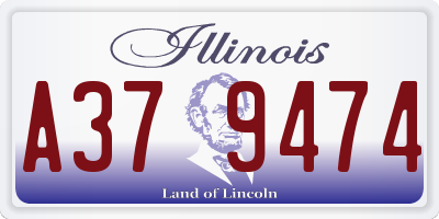 IL license plate A379474