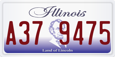 IL license plate A379475