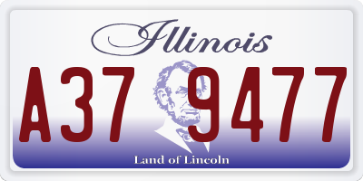 IL license plate A379477