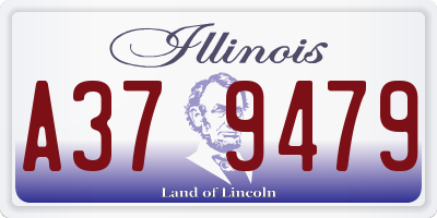 IL license plate A379479