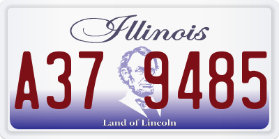 IL license plate A379485