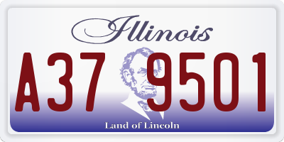 IL license plate A379501