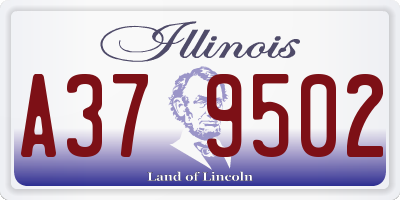 IL license plate A379502