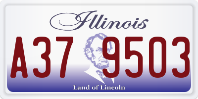 IL license plate A379503
