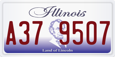 IL license plate A379507