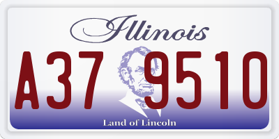 IL license plate A379510