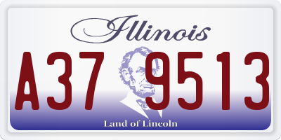 IL license plate A379513