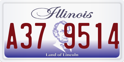IL license plate A379514
