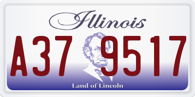 IL license plate A379517