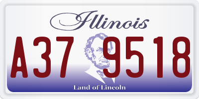 IL license plate A379518