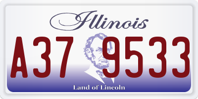 IL license plate A379533
