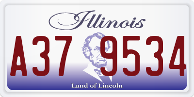 IL license plate A379534