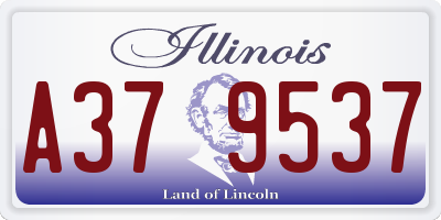 IL license plate A379537