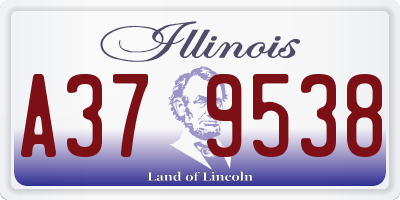 IL license plate A379538