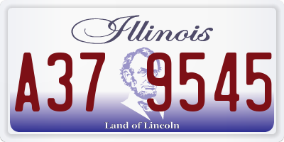 IL license plate A379545