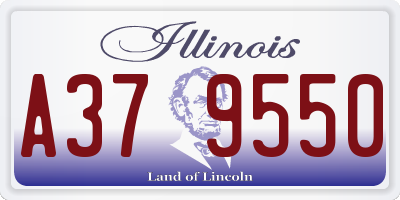 IL license plate A379550