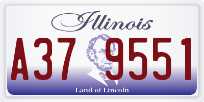 IL license plate A379551