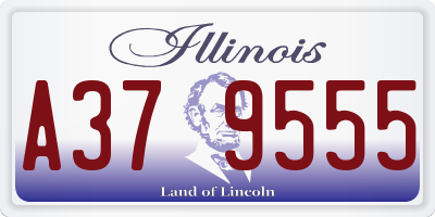 IL license plate A379555