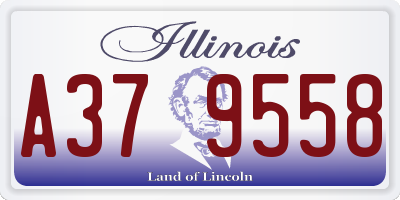 IL license plate A379558