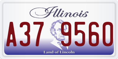 IL license plate A379560