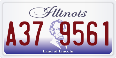 IL license plate A379561